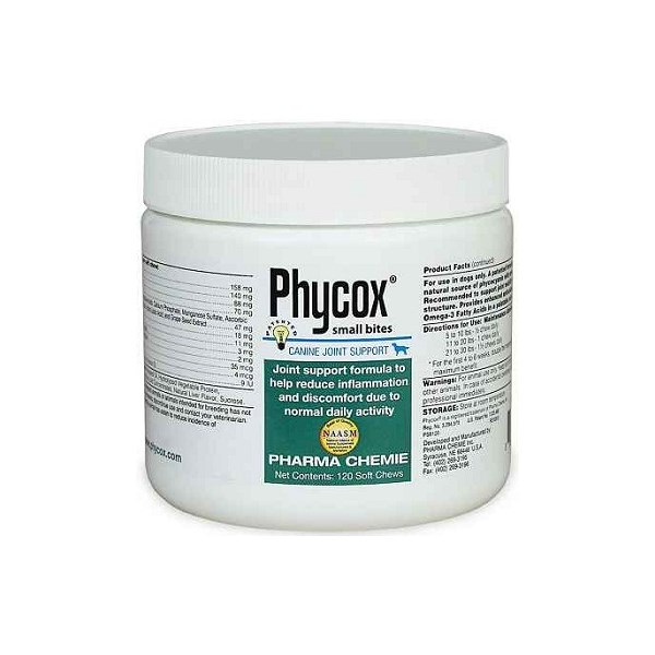 Phycox Small Bite Soft Chew 120ct