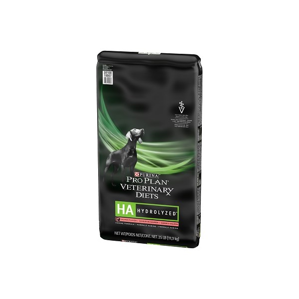 Purina Vet Diet Dog HA Hydrolyzed Salmon 25lb.