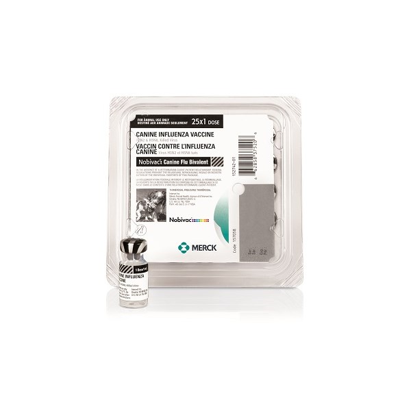 Nobivac Canine Flu Bivalent 25 x 1ds