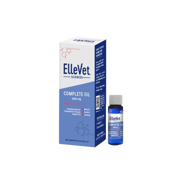 Ellevet CBD + CBDA Oil Dog 50mg/ml 1050mg/bottle 15ml