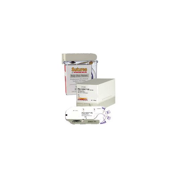 Suture 2/0 Poly-Dox 30&quot; (PSH) 26mm 1/2&quot; Circle Taper Point 12ct