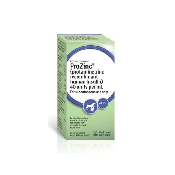 Prozinc Insulin U-40 20ml Dog and Cat