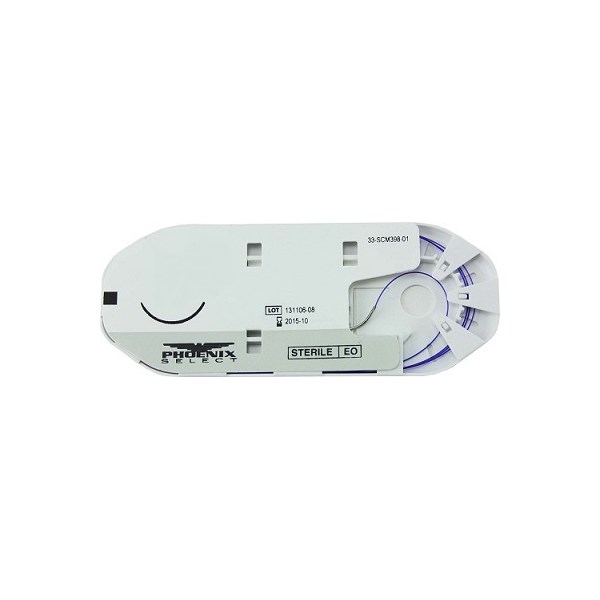 Suture 0 Vetacryl 30&quot; (PCT-2) 26mm 1/2&quot; Circle Taper Point  12ct