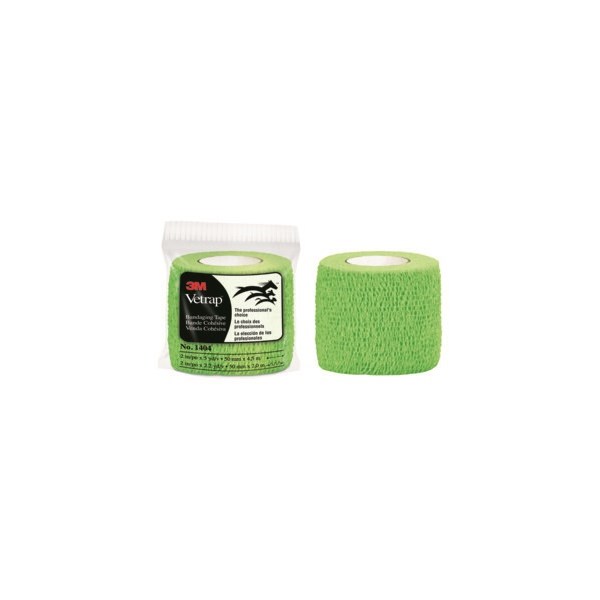 Vetrap 2&quot; Lime Green 18 rolls/bx
